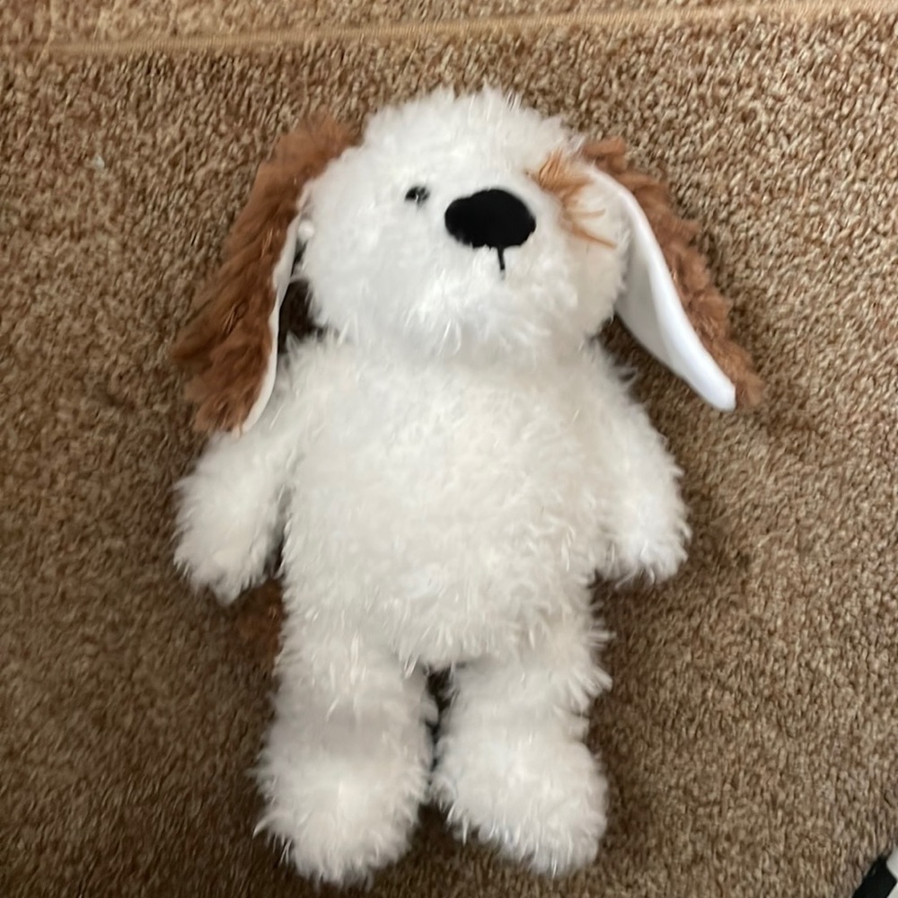 Get your hands on a Ganz white puppy, plush
